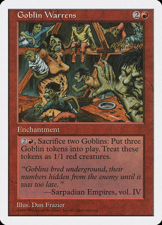 Goblin Warrens [Fifth Edition] | Cards and Coasters CA