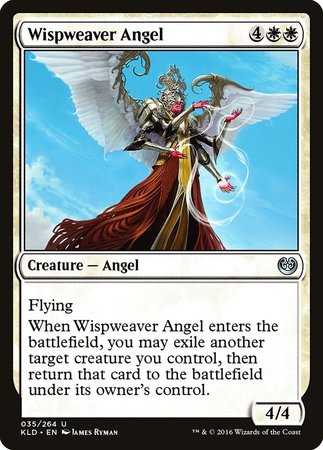 Wispweaver Angel [Kaladesh] | Cards and Coasters CA