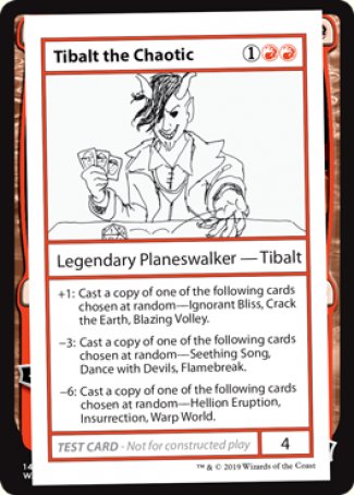 Tibalt the Chaotic (2021 Edition) [Mystery Booster Playtest Cards] | Cards and Coasters CA