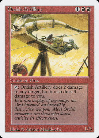 Orcish Artillery [Revised Edition] | Cards and Coasters CA