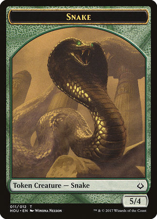 Snake Token [Hour of Devastation Tokens] | Cards and Coasters CA