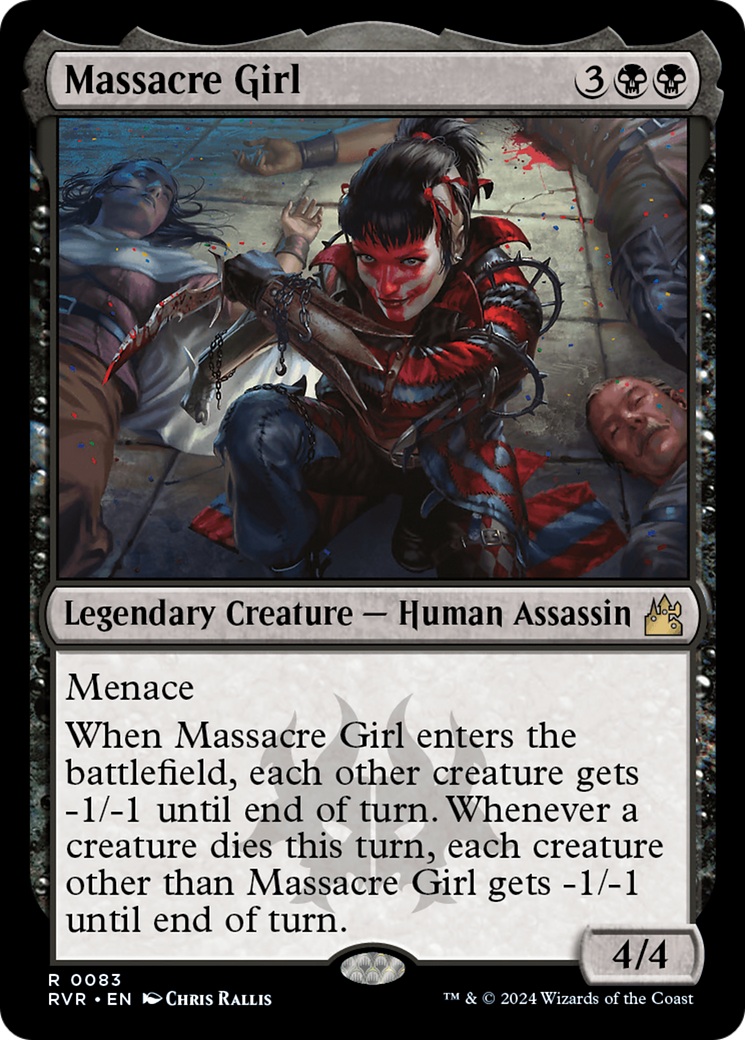 Massacre Girl [Ravnica Remastered] | Cards and Coasters CA