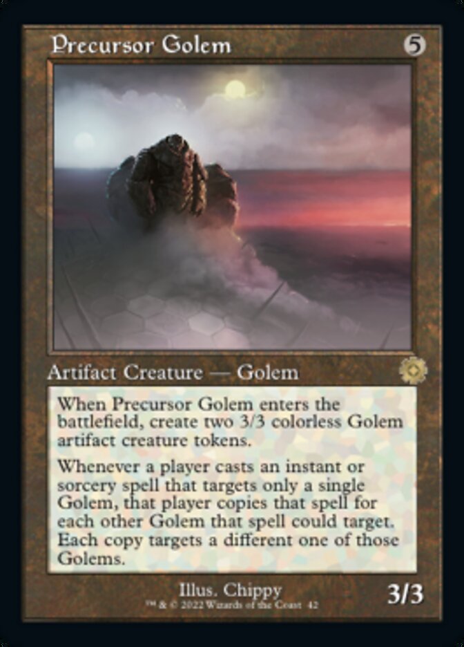 Precursor Golem (Retro) [The Brothers' War Retro Artifacts] | Cards and Coasters CA