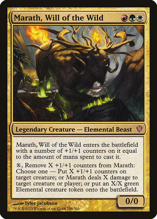 Marath, Will of the Wild [Commander 2013] | Cards and Coasters CA