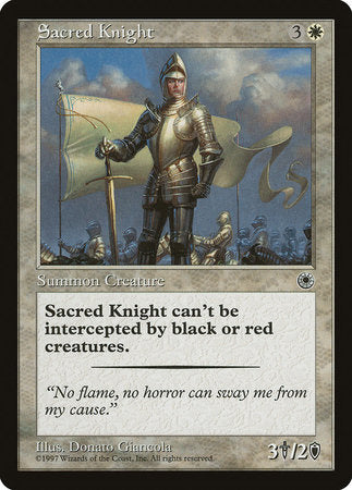Sacred Knight [Portal] | Cards and Coasters CA