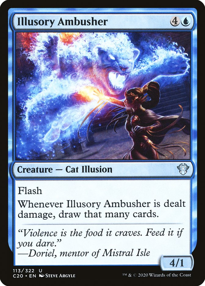 Illusory Ambusher [Commander 2020] | Cards and Coasters CA