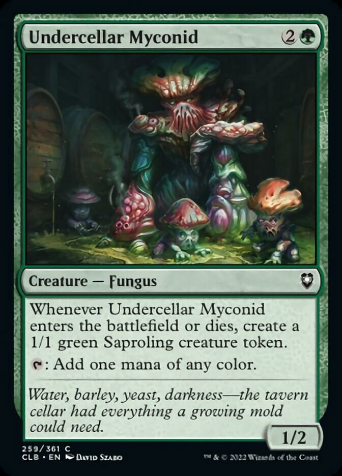 Undercellar Myconid [Commander Legends: Battle for Baldur's Gate] | Cards and Coasters CA