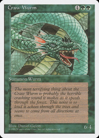 Craw Wurm [Fourth Edition] | Cards and Coasters CA