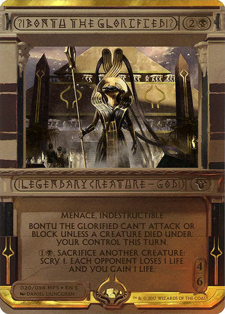 Bontu the Glorified [Amonkhet Invocations] | Cards and Coasters CA