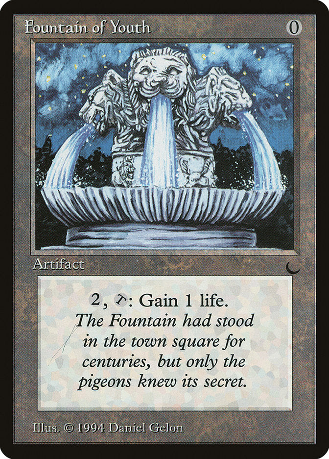 Fountain of Youth (Misprinted) [The Dark] | Cards and Coasters CA