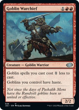 Goblin Warchief [Jumpstart 2022] | Cards and Coasters CA