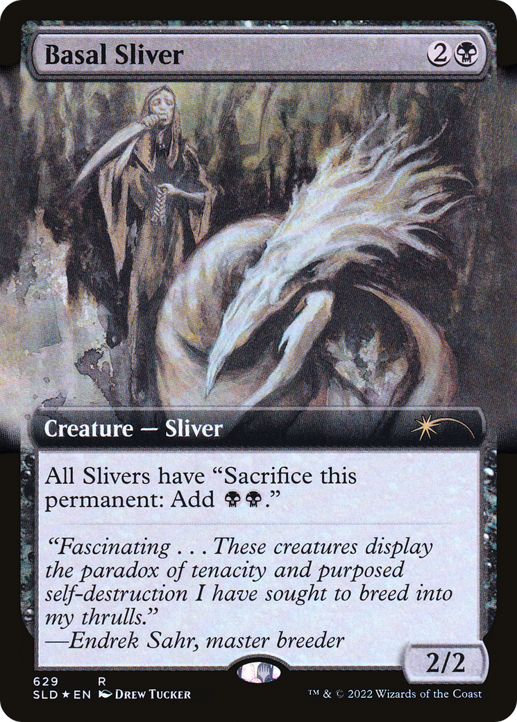 Basal Sliver (Extended Art) [Secret Lair Drop Promos] | Cards and Coasters CA