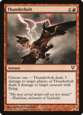 Thunderbolt [Avacyn Restored] | Cards and Coasters CA