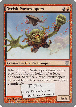 Orcish Paratroopers [Unhinged] | Cards and Coasters CA