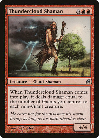 Thundercloud Shaman [Lorwyn] | Cards and Coasters CA