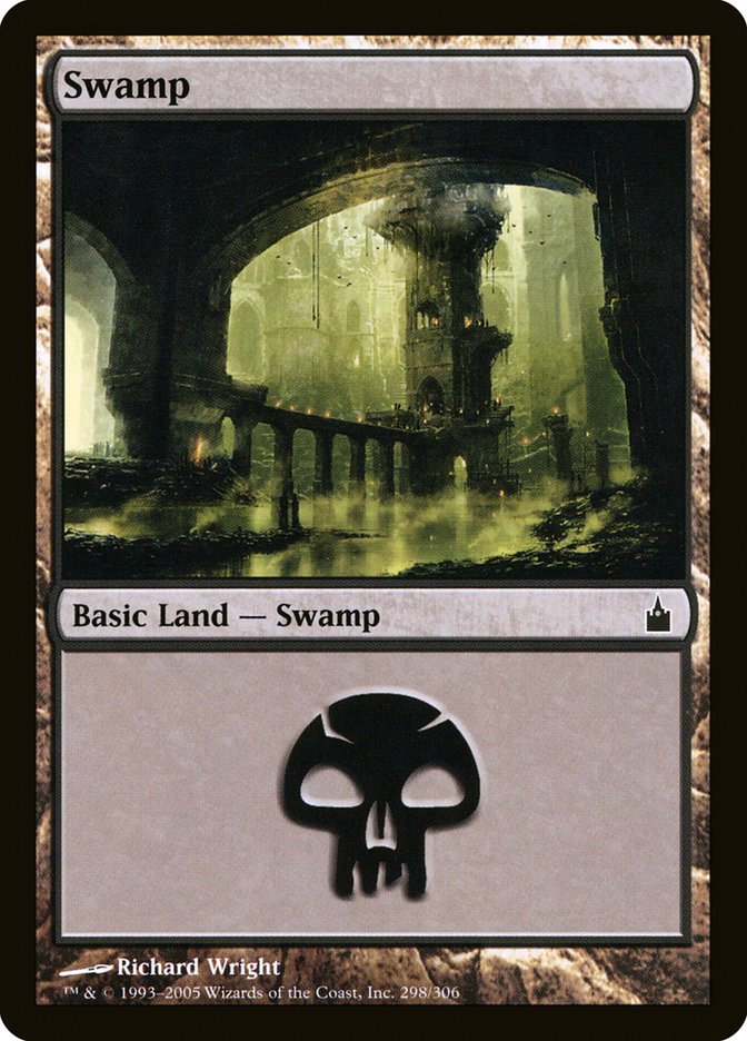 Swamp (298) [Ravnica: City of Guilds] | Cards and Coasters CA