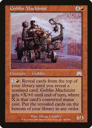 Goblin Machinist [Onslaught] | Cards and Coasters CA