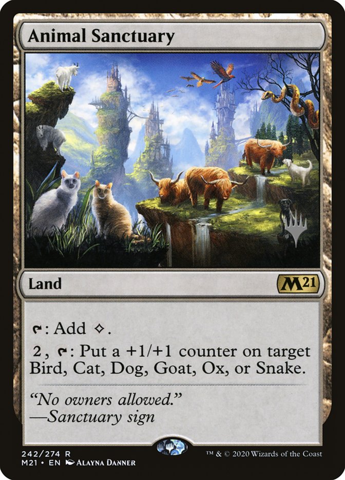 Animal Sanctuary (Promo Pack) [Core Set 2021 Promos] | Cards and Coasters CA