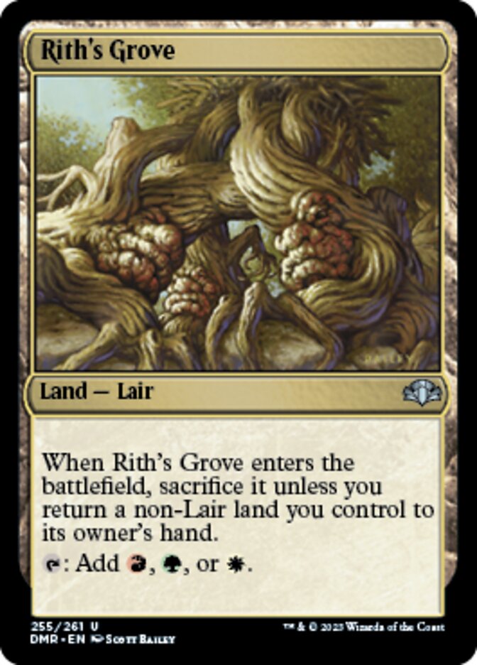 Rith's Grove [Dominaria Remastered] | Cards and Coasters CA