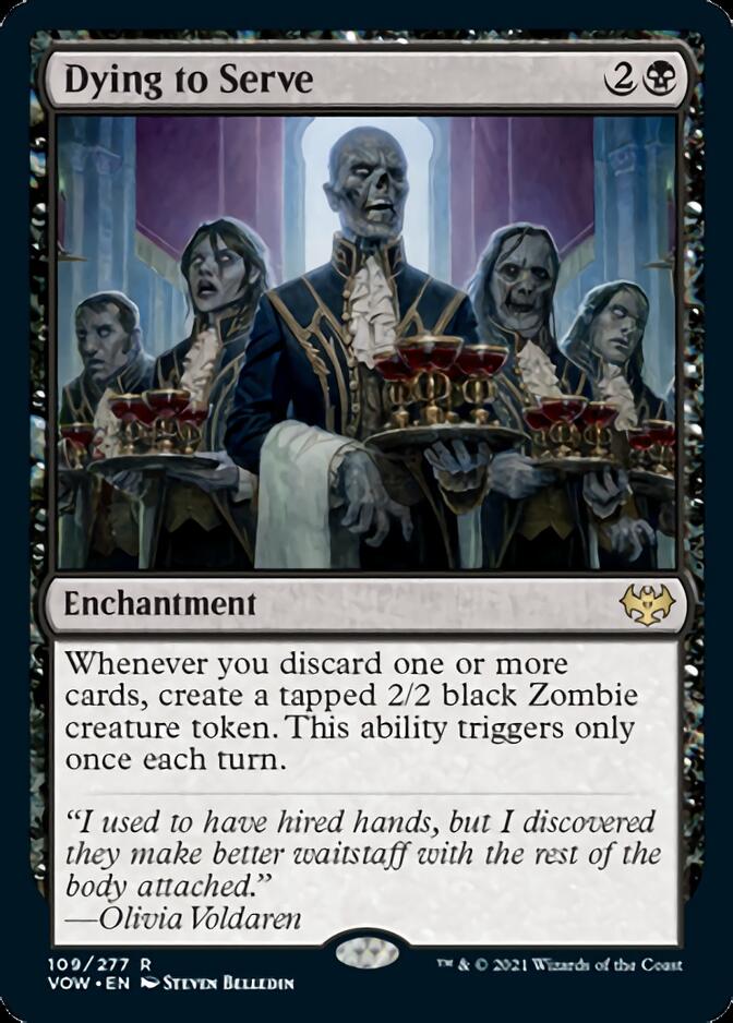 Dying to Serve [Innistrad: Crimson Vow] | Cards and Coasters CA