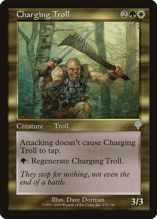 Charging Troll [Invasion] | Cards and Coasters CA