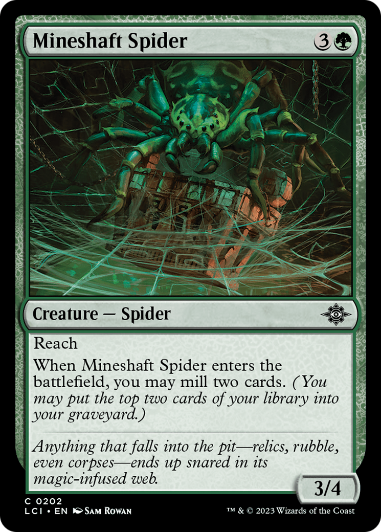 Mineshaft Spider [The Lost Caverns of Ixalan] | Cards and Coasters CA