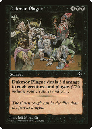 Dakmor Plague [Portal Second Age] | Cards and Coasters CA