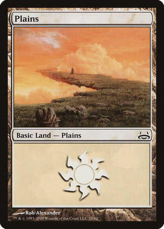 Plains (28) [Duel Decks: Divine vs. Demonic] | Cards and Coasters CA