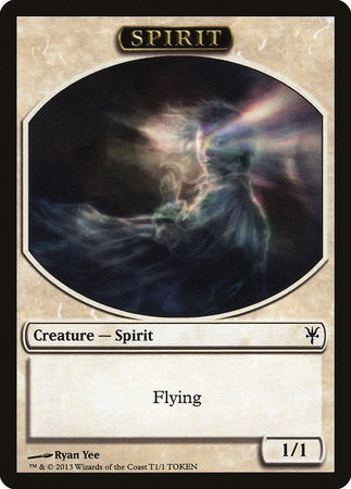 Spirit Token [Duel Decks: Sorin vs. Tibalt Tokens] | Cards and Coasters CA