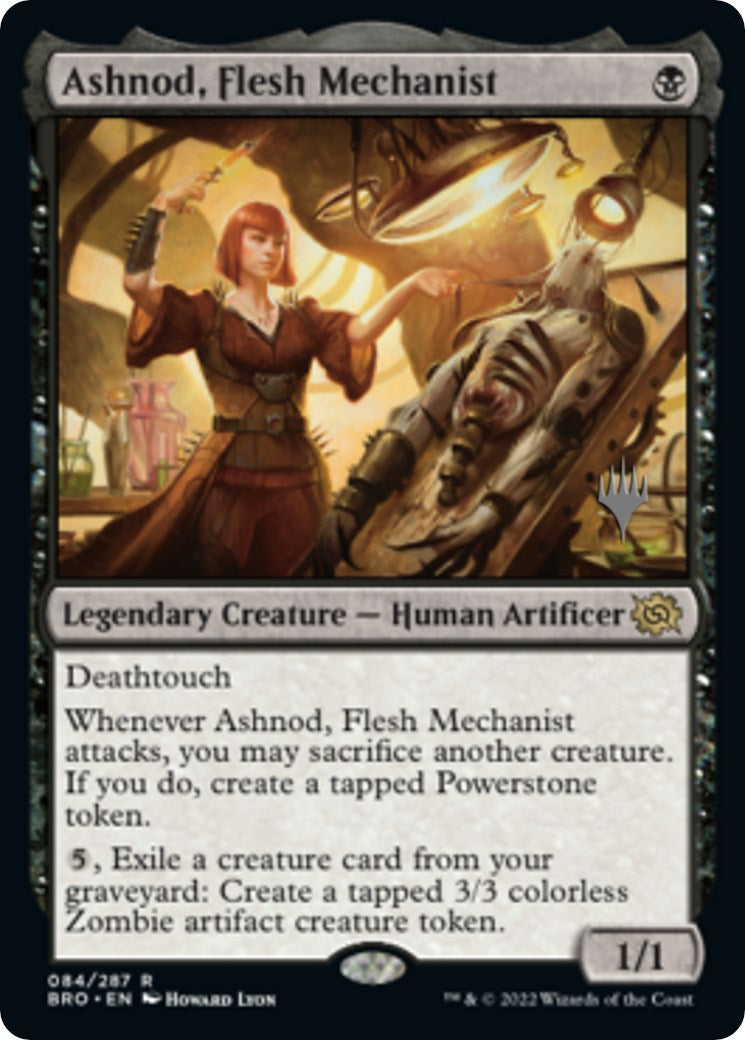 Ashnod, Flesh Mechanist (Promo Pack) [The Brothers' War Promos] | Cards and Coasters CA