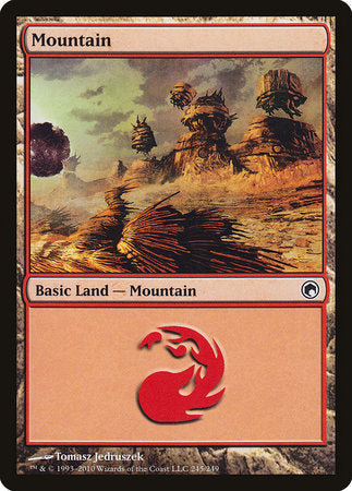 Mountain (245) [Scars of Mirrodin] | Cards and Coasters CA