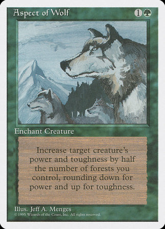 Aspect of Wolf [Fourth Edition] | Cards and Coasters CA