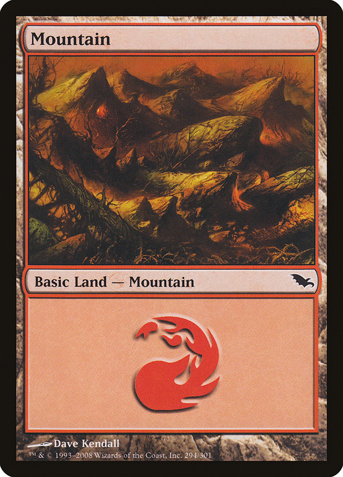 Mountain (294) [Shadowmoor] | Cards and Coasters CA