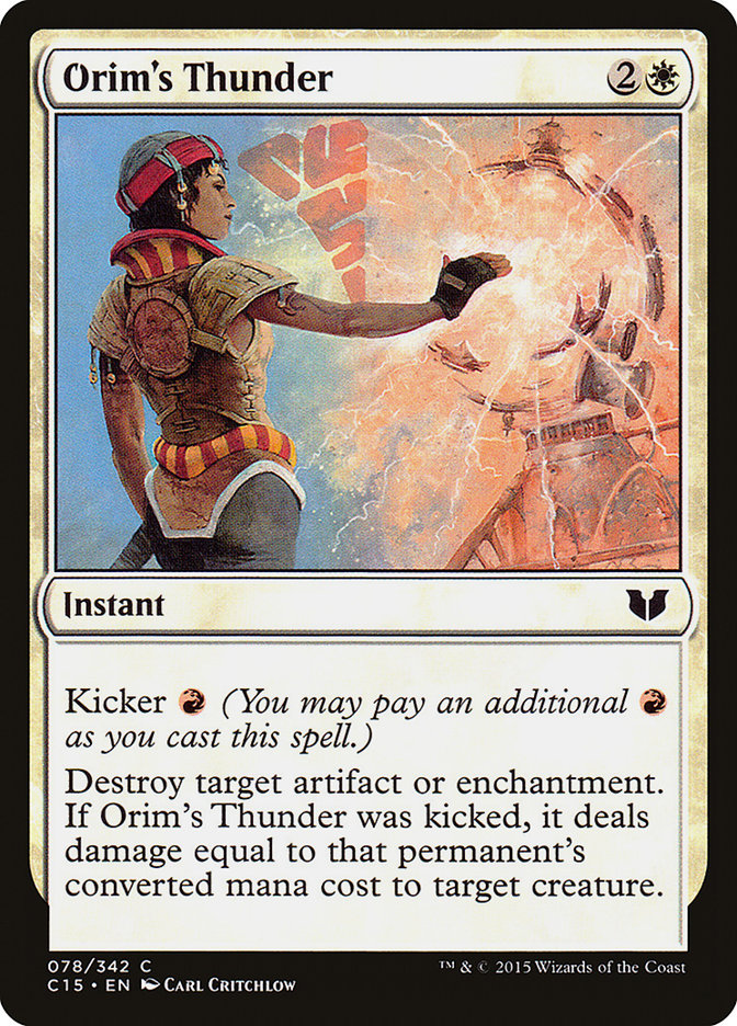 Orim's Thunder [Commander 2015] | Cards and Coasters CA