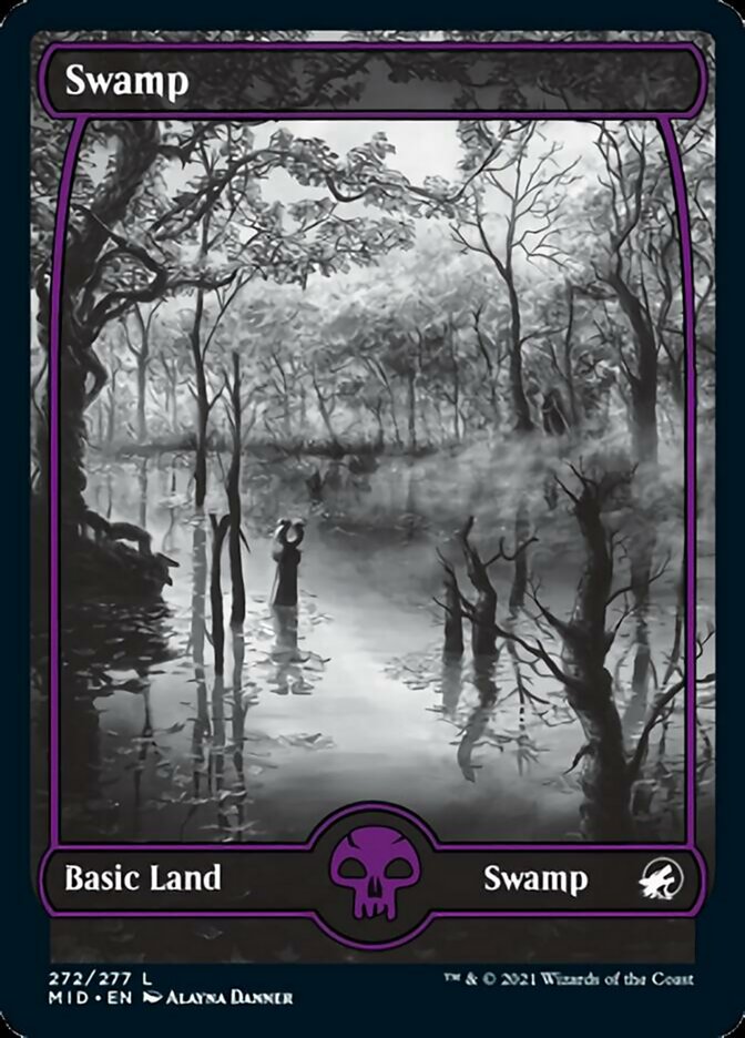 Swamp (272) [Innistrad: Midnight Hunt] | Cards and Coasters CA