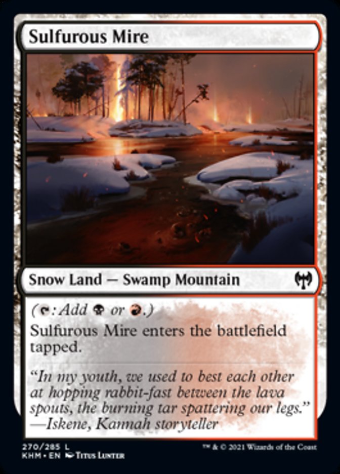Sulfurous Mire [Kaldheim] | Cards and Coasters CA