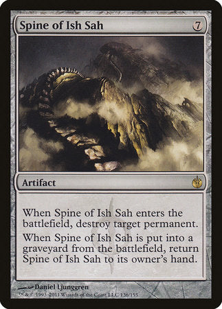 Spine of Ish Sah [Mirrodin Besieged] | Cards and Coasters CA