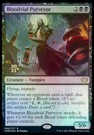 Bloodvial Purveyor [Innistrad: Crimson Vow Prerelease Promos] | Cards and Coasters CA