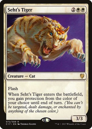 Seht's Tiger [Commander 2017] | Cards and Coasters CA