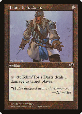 Telim'Tor's Darts [Mirage] | Cards and Coasters CA