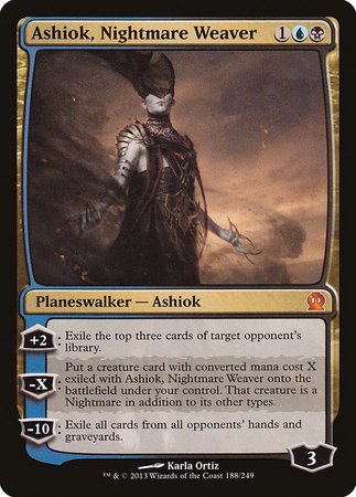 Ashiok, Nightmare Weaver [Theros] | Cards and Coasters CA