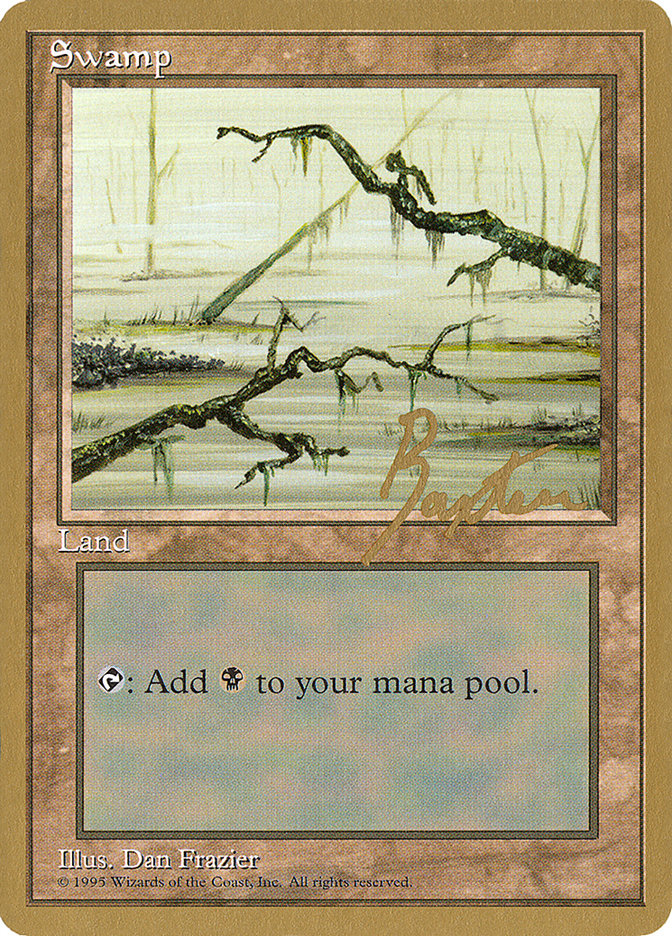 Swamp (gb371) (George Baxter) [Pro Tour Collector Set] | Cards and Coasters CA