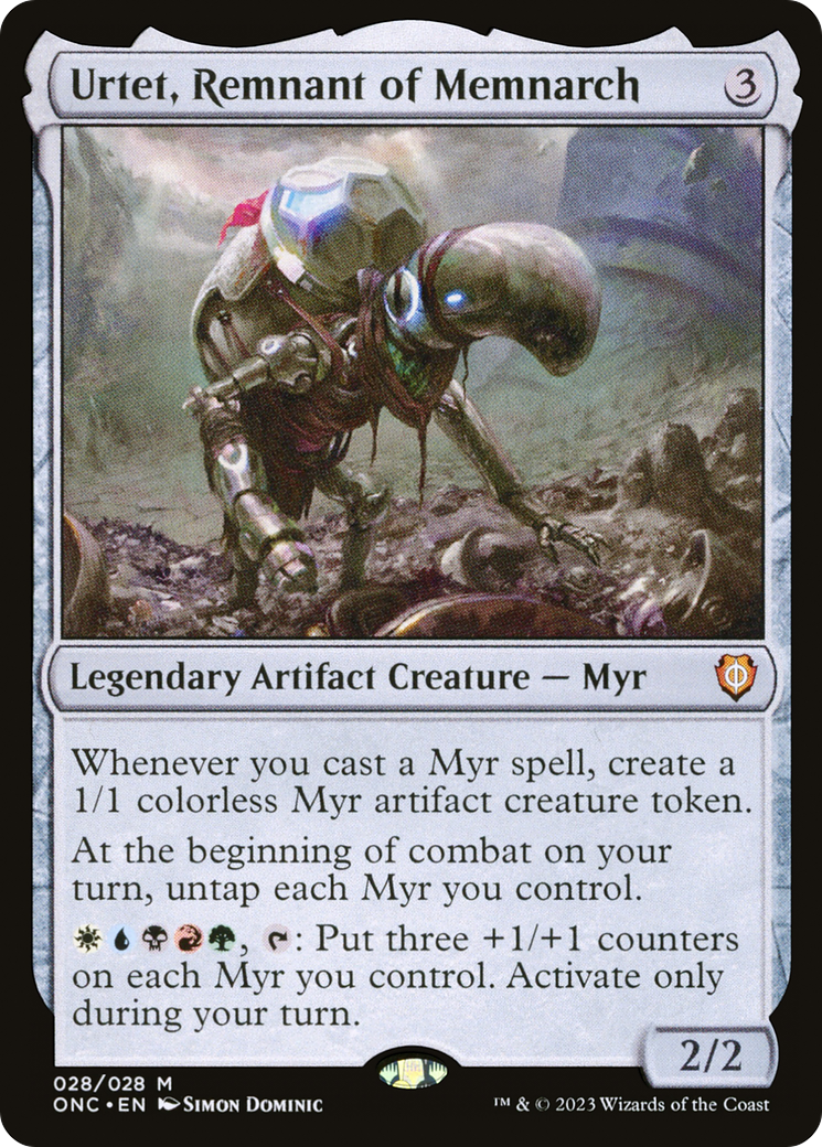 Urtet, Remnant of Memnarch [Phyrexia: All Will Be One Commander] | Cards and Coasters CA
