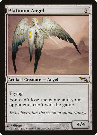 Platinum Angel [Mirrodin] | Cards and Coasters CA