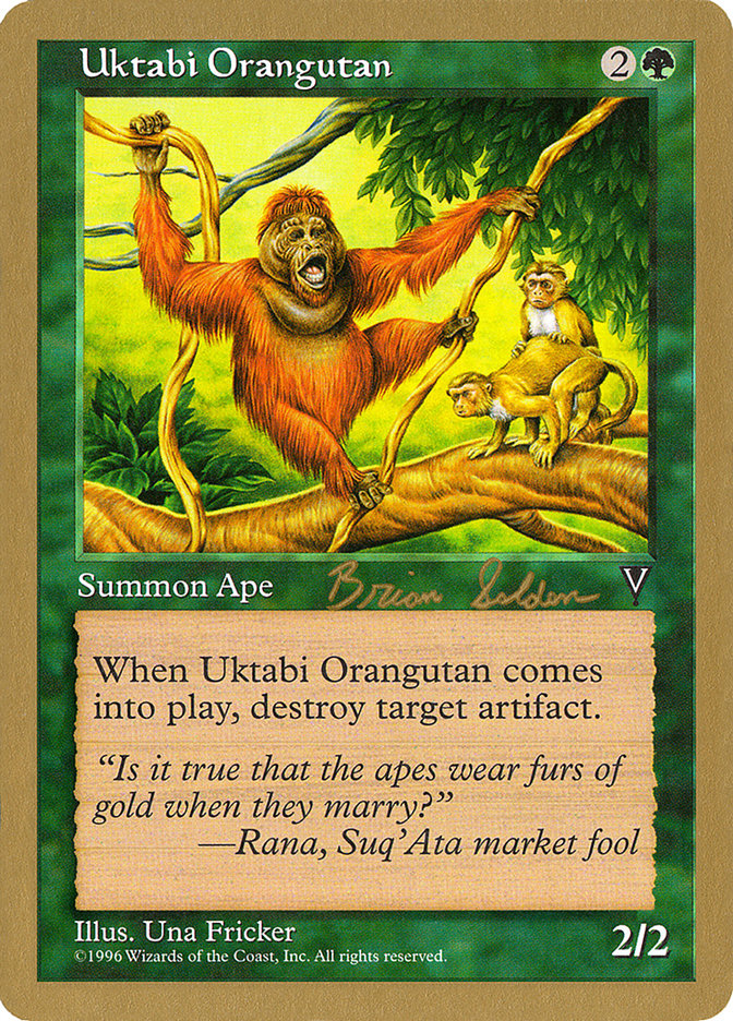 Uktabi Orangutan (Brian Selden) [World Championship Decks 1998] | Cards and Coasters CA