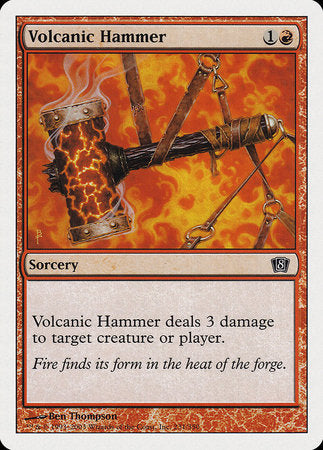 Volcanic Hammer [Eighth Edition] | Cards and Coasters CA