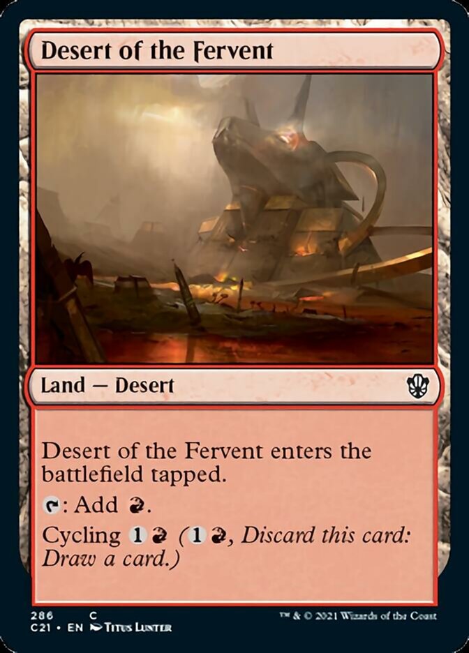 Desert of the Fervent [Commander 2021] | Cards and Coasters CA