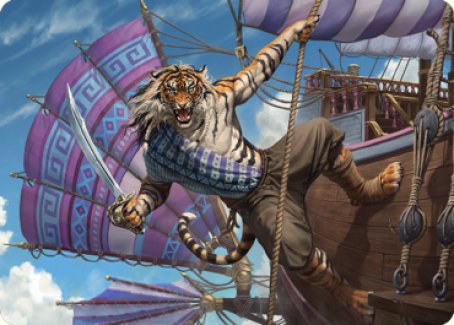 Jedit Ojanen, Mercenary Art Card [Dominaria United Art Series] | Cards and Coasters CA
