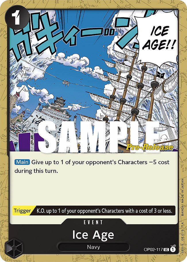 Ice Age [Paramount War Pre-Release Cards] | Cards and Coasters CA