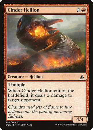 Cinder Hellion [Oath of the Gatewatch] | Cards and Coasters CA